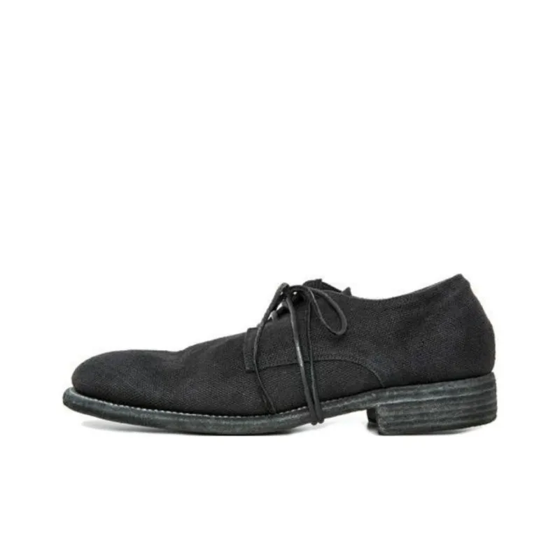 GUIDI Dress Shoes Unisex Low Top Black-0