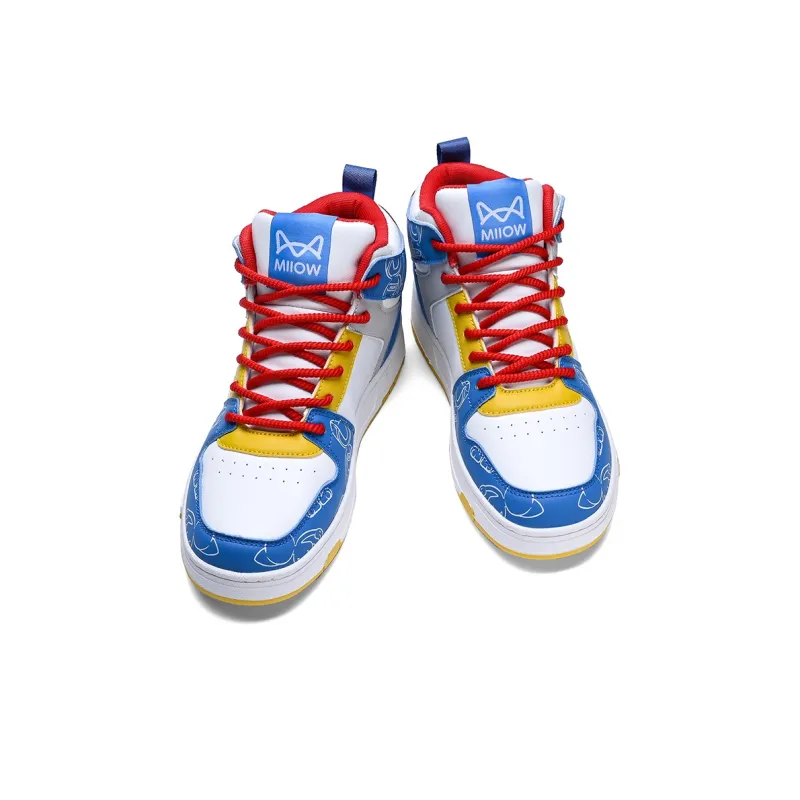 MIIOW Trend Party Series Anti-Slip And Wear-Resistant Height Increasing Coverage High-Top Skateboard Shoes Unisex-18