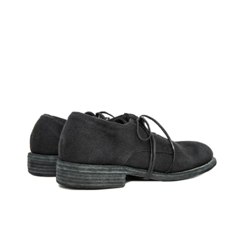 GUIDI Dress Shoes Unisex Low Top Black-3