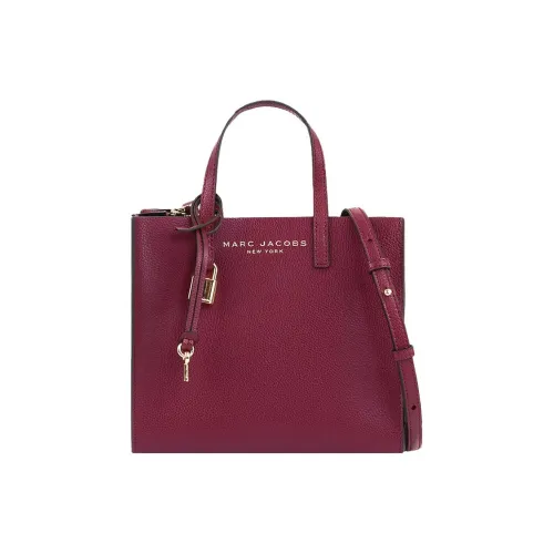 MARC JACOBS Leather Tote Bag Shopping Bag Shoulder Bag Crossbody Bag Handbag Mini Women's Pomegranate Red