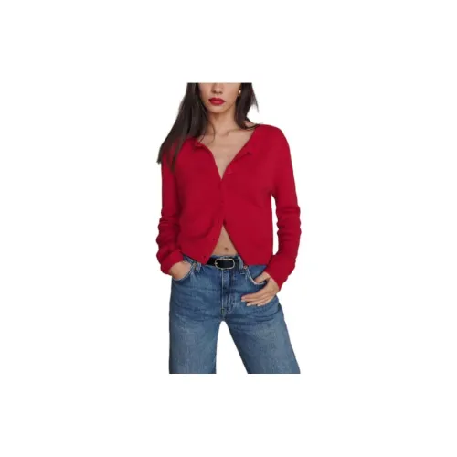 Reformation Cashmere Sweaters Women's Cherry Pink