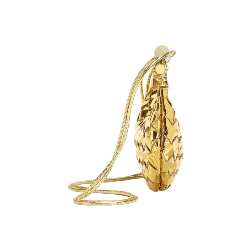 Bottega Veneta Mini Sardine Bag Gold-1