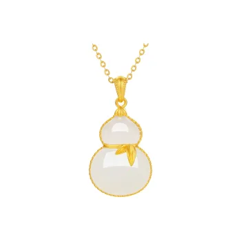 ZHOU LIU FU Hetian Jade Hetian Jade Pendants Women's White Jade