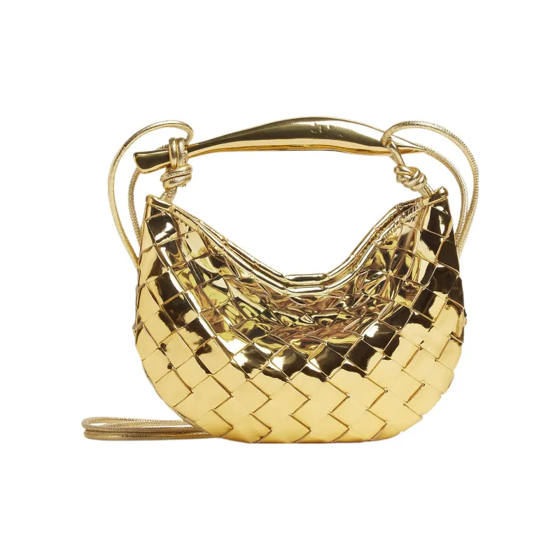 Bottega Veneta Mini Sardine Bag Gold-0