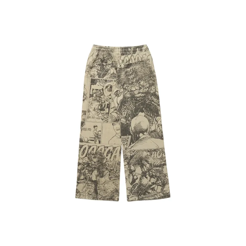 VESSEL x MARVEL/, FW23 Casual Pants Unisex Khaki-1