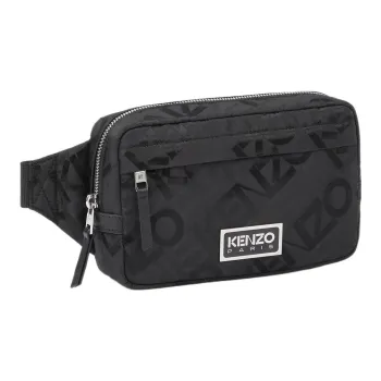 KENZO Polyester Fanny Pack Men's Black