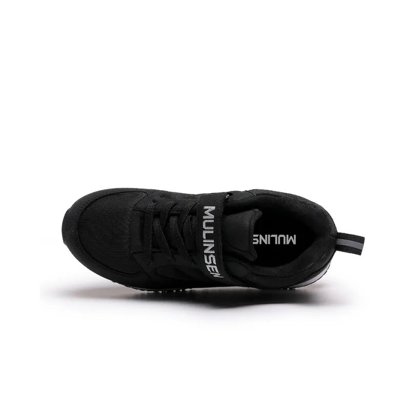 Mulinsen Casual Shoes Unisex Low Top Black/Dark Red/Dark Blue/Purple-3