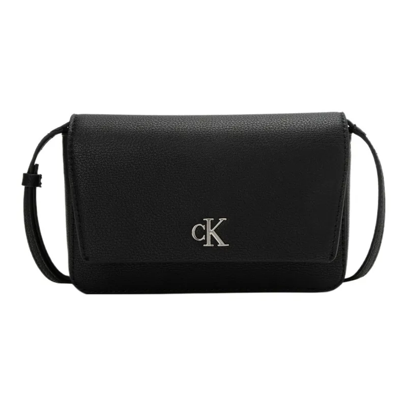 CK/Calvin Klein Recycled Polyester Wallet, Shoulder Bag, Crossbody Bag Women's Space Black-0