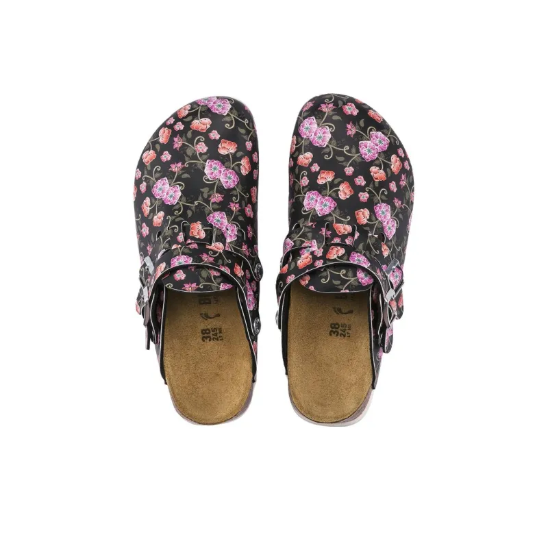 Birkenstock Closed Toe Slippers Women's Rose Black Narrow-3