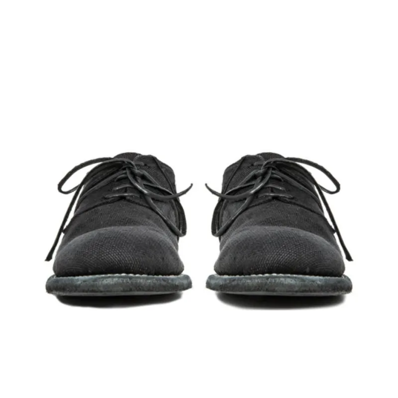 GUIDI Dress Shoes Unisex Low Top Black-4