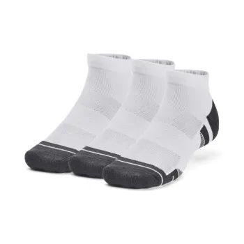 Under Armour Performance Tech Ankle Socks Unisex 3 Pack White