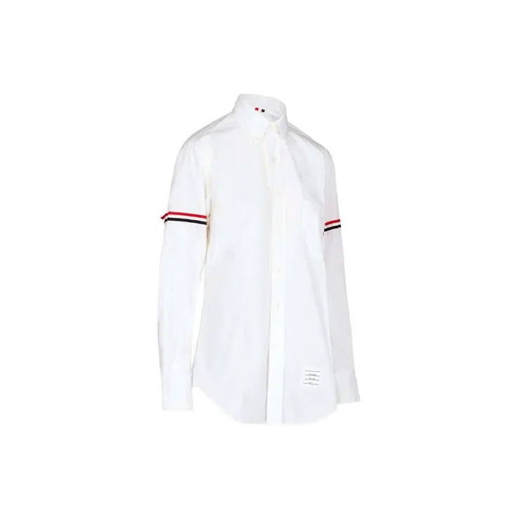 THOM BROWNE RWB Stripe Button-Up Shirt-2