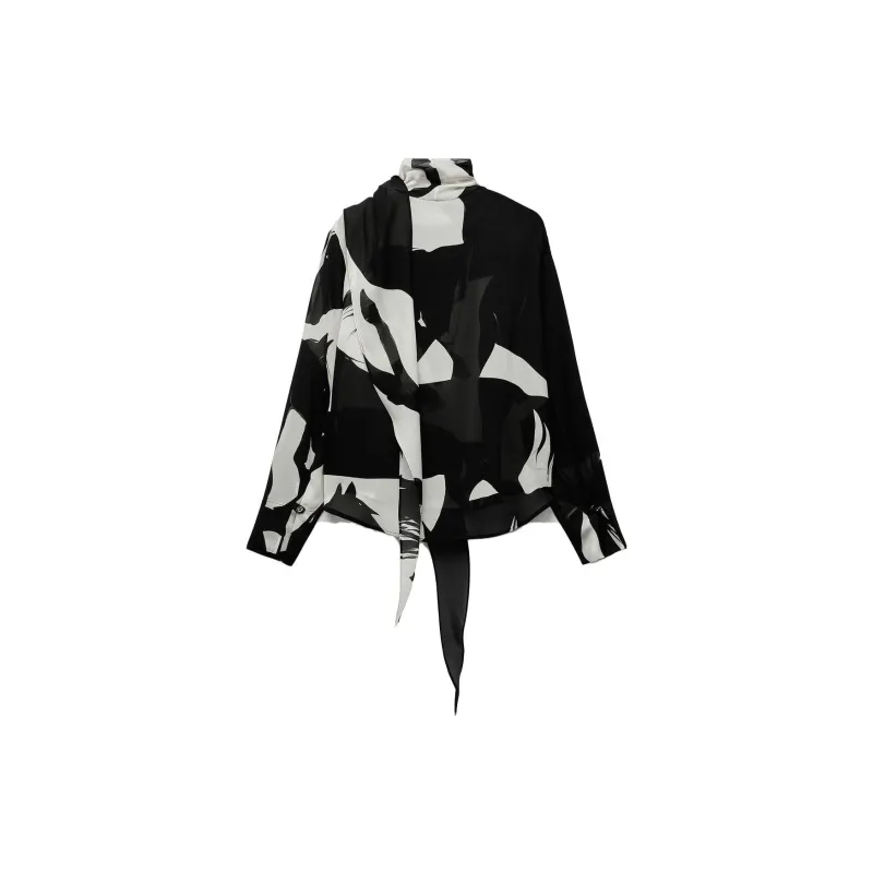 ZARA Shirts Women's Black/Nude-1