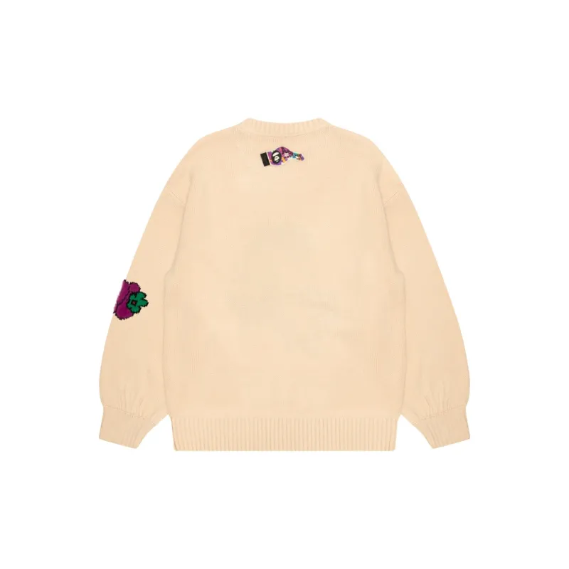Aape Crew neck Intarsia knit Jumper-3