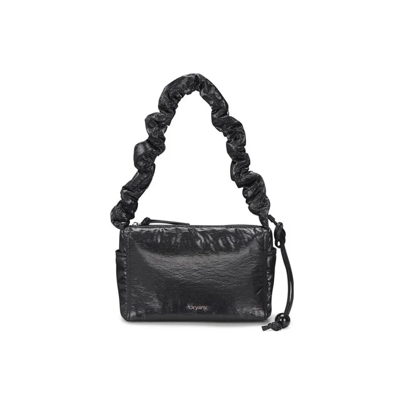 ORYANY Synthetic Fiber Bonded Artificial Leather Handbag Shoulder Bag Regular Women's Black-0