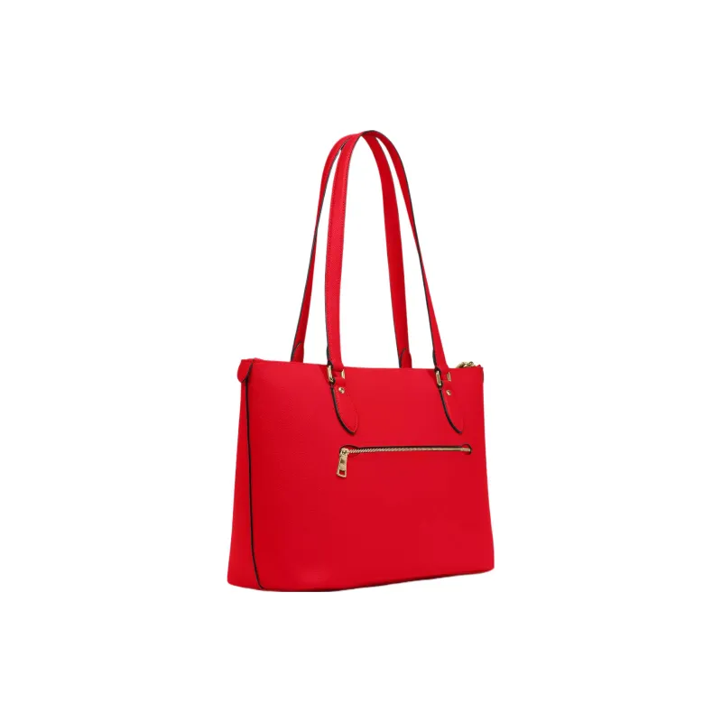 COACH Gallery Leather Tote Bag Shopping Bag Handbag Shoulder Bag Women's Red-1