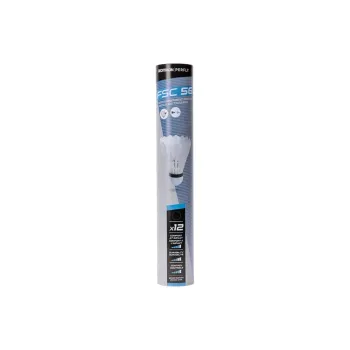 DECATHLON Goose Feather Shuttlecock 12 Pack Goose Feather Training Shuttlecocks
