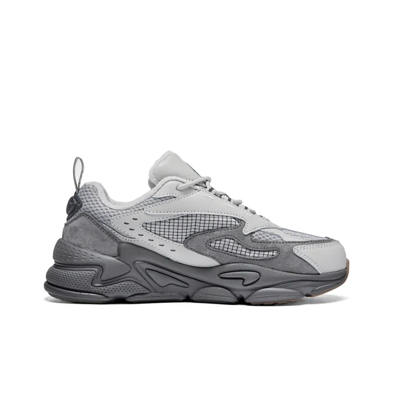 Kappa Warm And Wear Resistant Low Top Casual Running Shoes Unisex Moon Gray-1