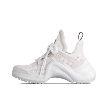 LOUIS VUITTON ARCHLIGHT Low Top Casual Shoes Women's White