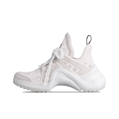 LOUIS VUITTON ARCHLIGHT Low Top Casual Shoes Women's White