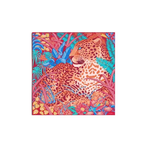 CARTIER Silk Scarves Women's Multicolor