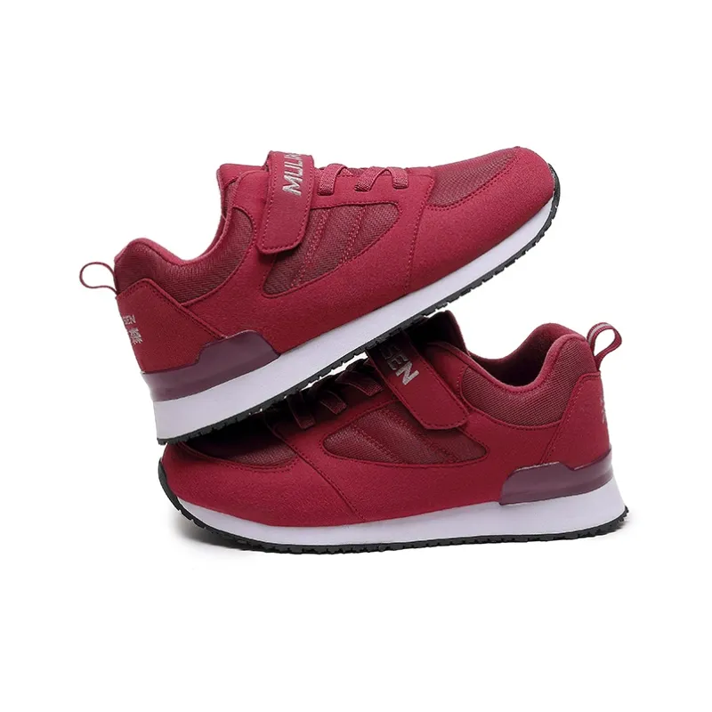 Mulinsen Casual Shoes Unisex Low Top Black/Dark Red/Dark Blue/Purple-5