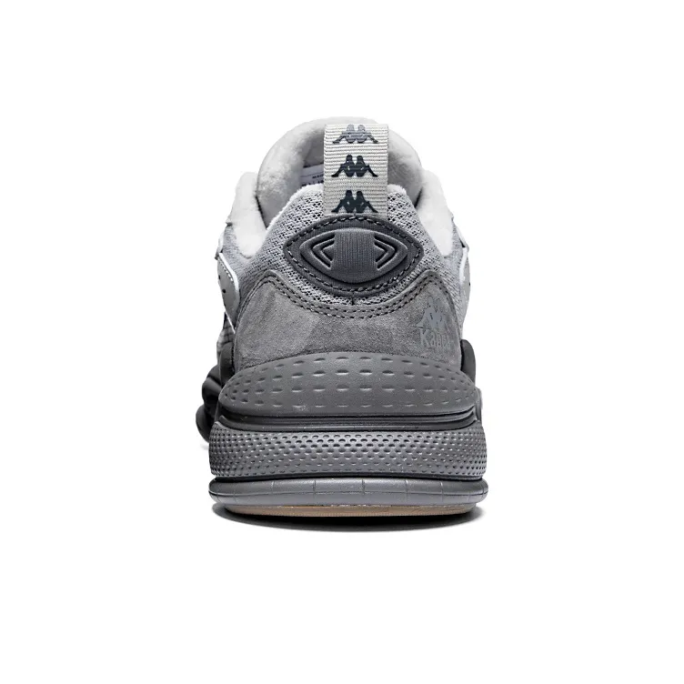 Kappa Warm And Wear Resistant Low Top Casual Running Shoes Unisex Moon Gray-4