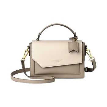 Versman PU One Shoulder Handbag, Crossbody Bag Medium Size Women's Black/Khaki