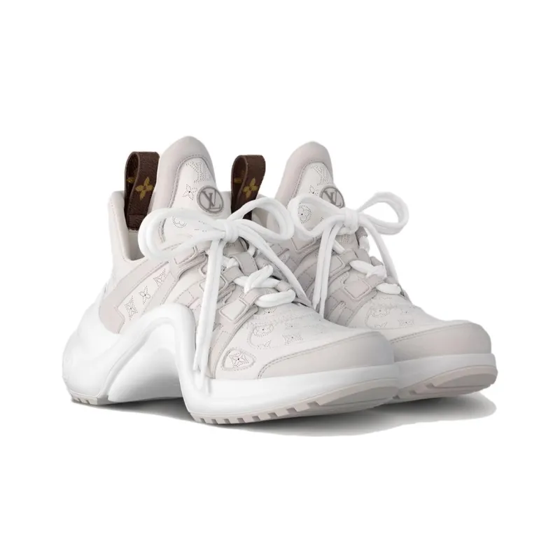 LOUIS VUITTON Archlight Low Top Casual Shoes Women's White-2