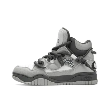 Q AND Coverage Thermal Slip Resistant Cushioning Abrasion Resistant Height Increasing High Top Skateboard Shoes Unisex