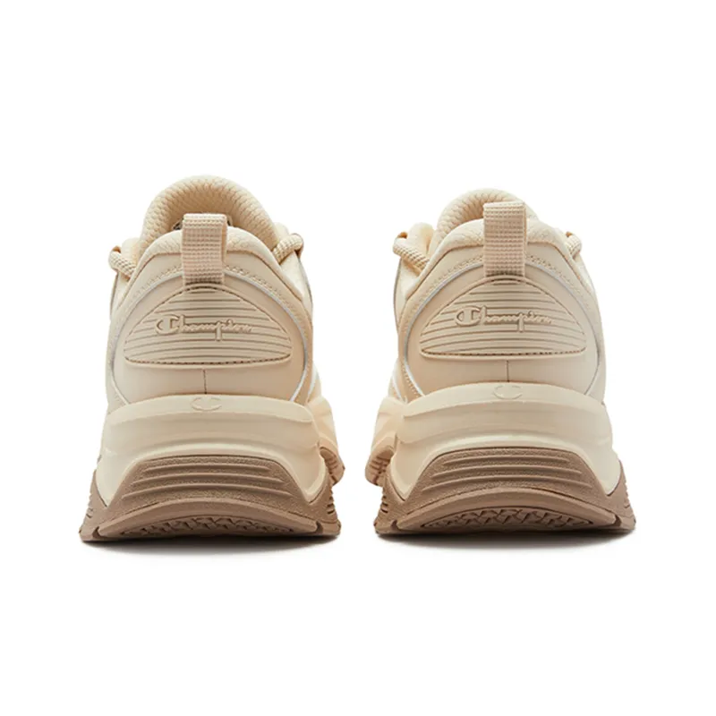 Champion Cushioning Wear Resistant Low Top Chunky Sneakers Women's Light Khaki-3