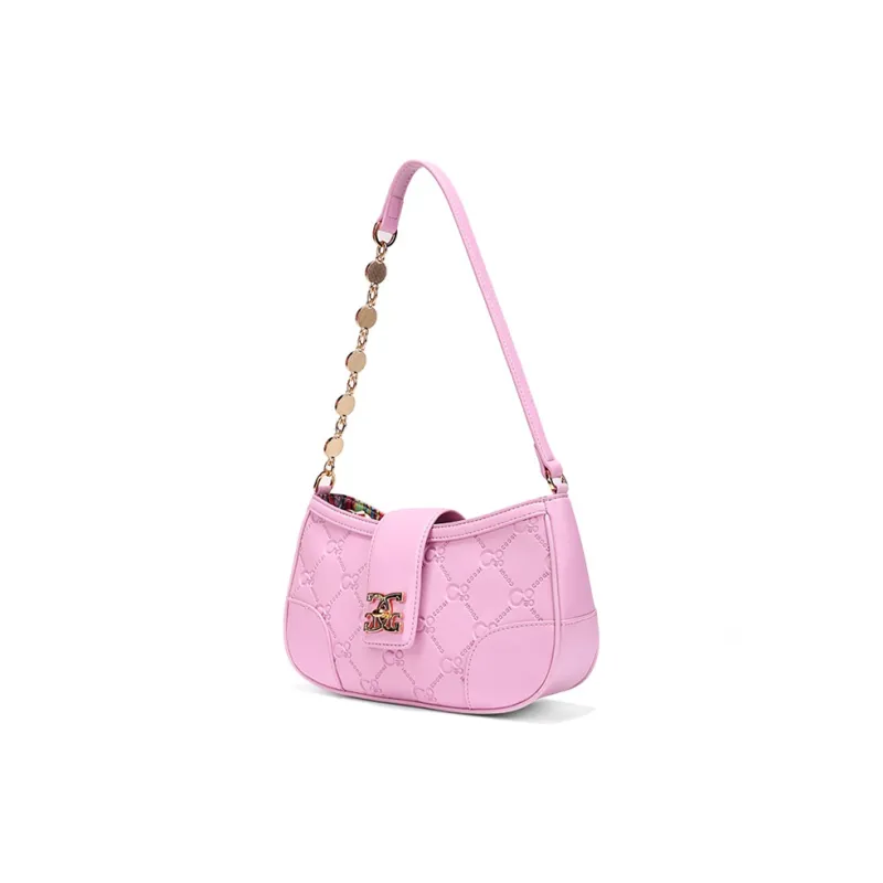 COOGI Split Cow Leather Zippers Women's Ecru/Sun Dried Pink-11