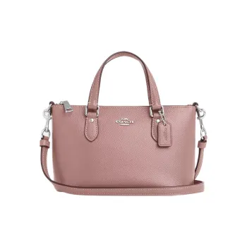 COACH Gallery Leather Handbag Shoulder Bag Crossbody Bag Small Size Women's Rose
