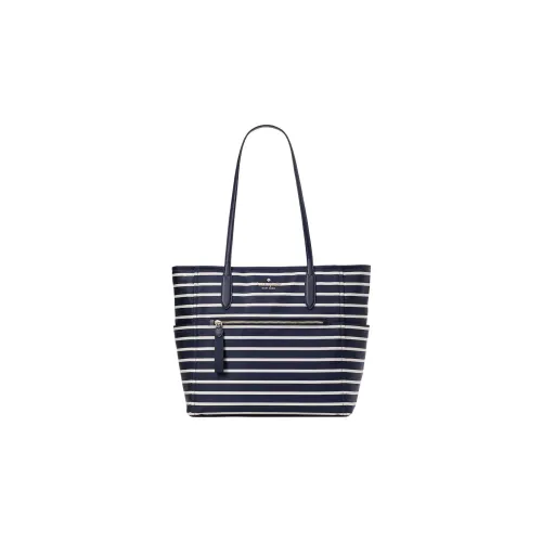 Kate Spade Recycled Polyester Tote Bag Shopping Bag Shoulder Bag Handbag Regular Women's Paris Navy