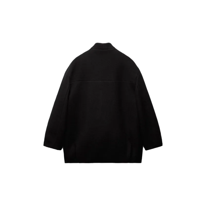 ZARA Baseball Jacket Women's Black-1