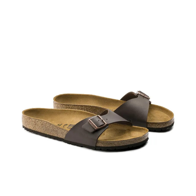 Birkenstock Slide Slippers Unisex Dark Brown Regular-2