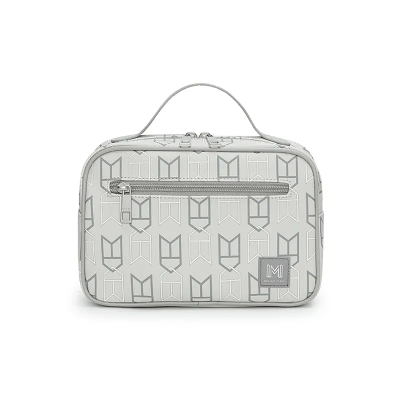 MYD PVC Storage Bags Toiletry Bags Makeup Bags Trumpets Women's Sunflower Seed/Ultimate Gray-0