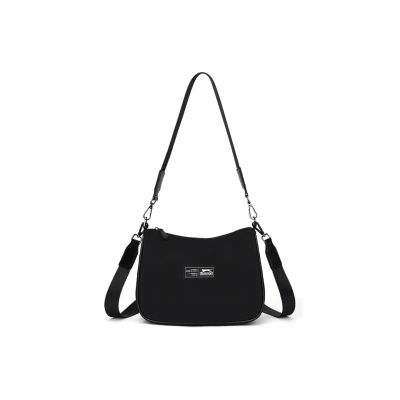 Slazenger Fabric Handbag Shoulder Bag Crossbody Bag Women's Black-0