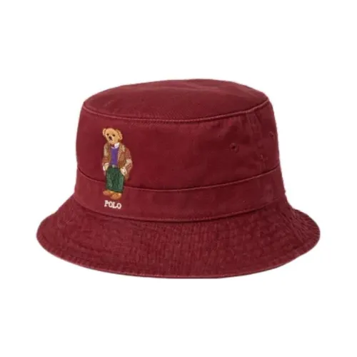 Polo Ralph Lauren Bucket Hats Unisex Red