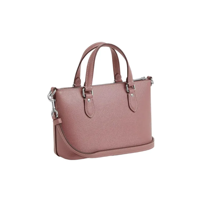 COACH Gallery Leather Handbag Shoulder Bag Crossbody Bag Small Size Women's Rose-1