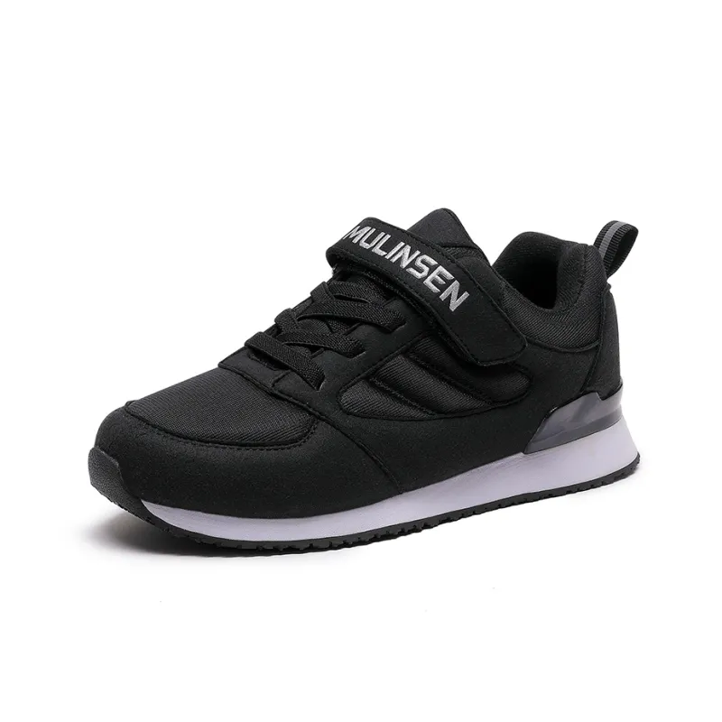 Mulinsen Casual Shoes Unisex Low Top Black/Dark Red/Dark Blue/Purple-2