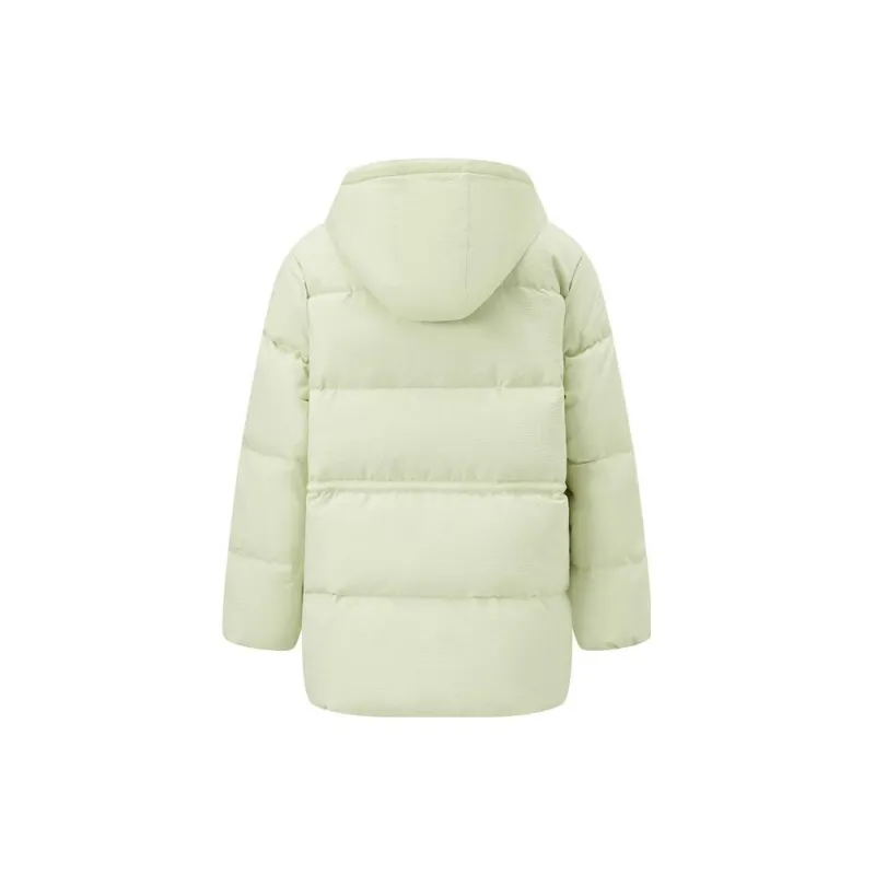 LiNing Sports Life Collection Down Jacket Women's Jade Porcelain Green-1