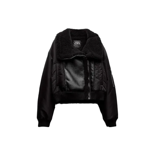 ZARA Jackets Women's Black