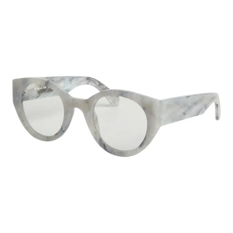 OFF WHITE Optical Style 41 Round Frame Glasses-0