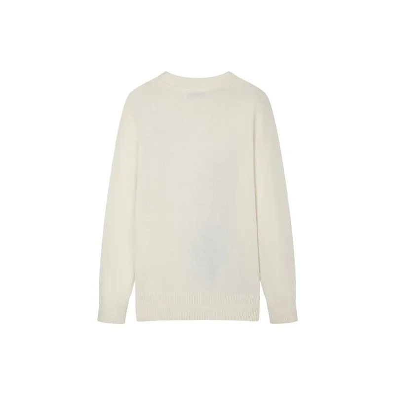 Teenie Weenie Cashmere Sweater Women's Ivory White-1