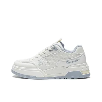 Warrior Warrior Casual White Sneakers Wear resistant And Lightweight Low Top Skateboard Shoes Unisex Beige Gray