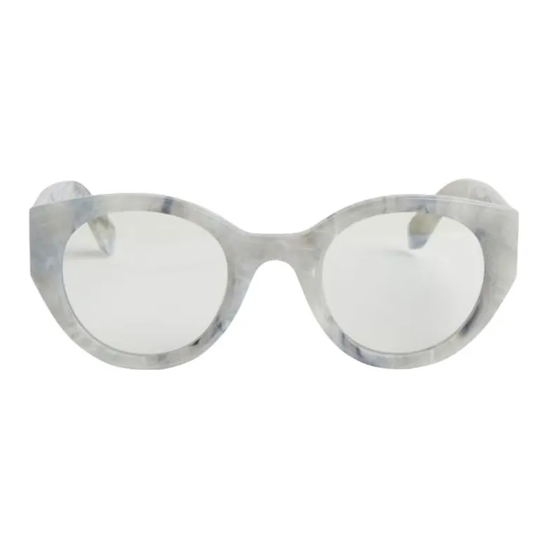 OFF WHITE Optical Style 41 Round Frame Glasses-1