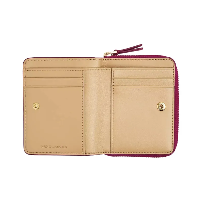 MARC JACOBS The Leather Mini Compact Wallet-3