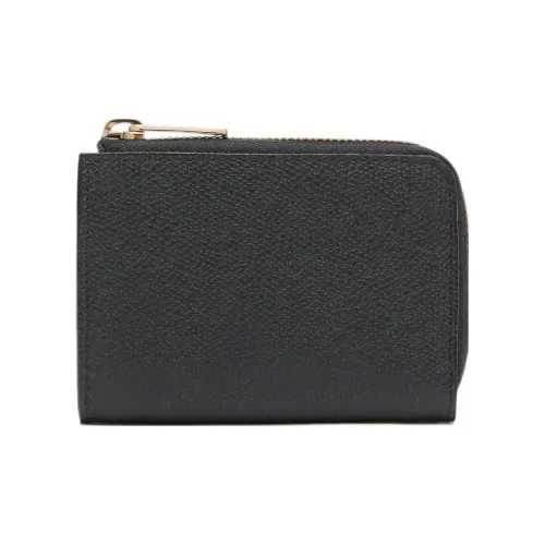 Valextra Millepunte Calfskin Key Fowler Women's Midnight Blue