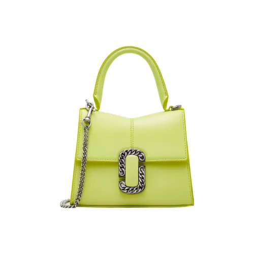 MARC JACOBS Smooth Leather Shoulder Bag, Crossbody Bag, Handbag Mini Women's Lemon